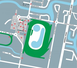 Magic Millions and Gold Coast Turf Club Precinct Map